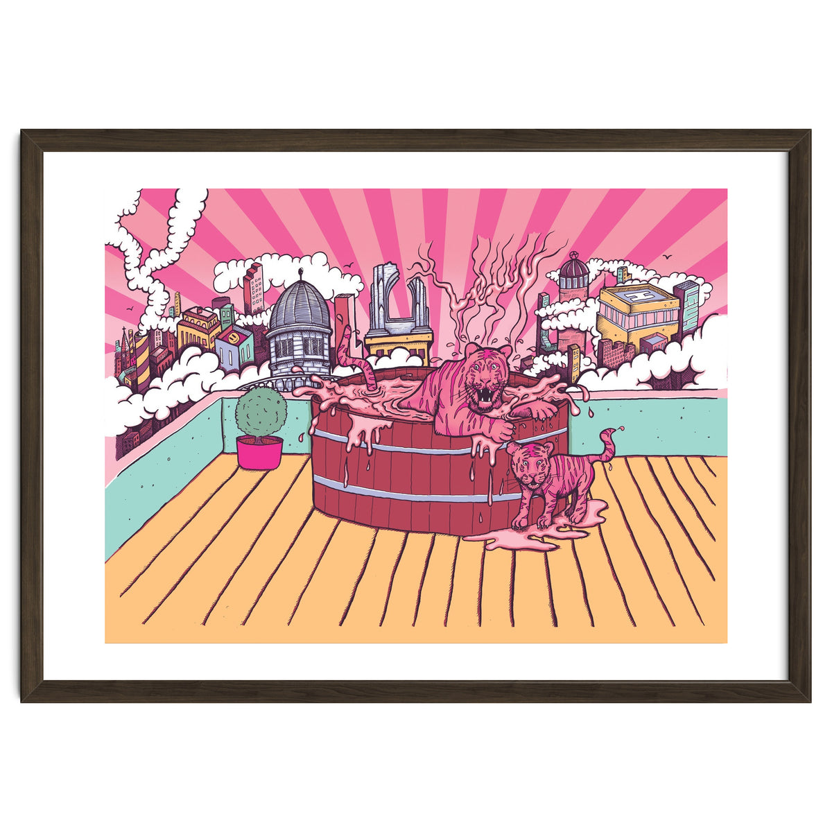 Strawberry Tigers Rooftop Jacuzzis Abbeydale Brewery x Lewy  12.4% ABV Strawberry, Chocolate, Smoked, Cherry Wood-chipped, Imperial Dessert Stout.