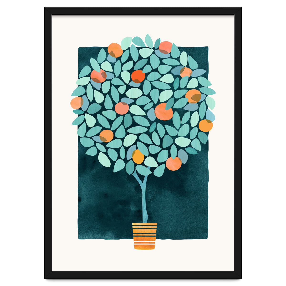 Orange Tree At Midnight