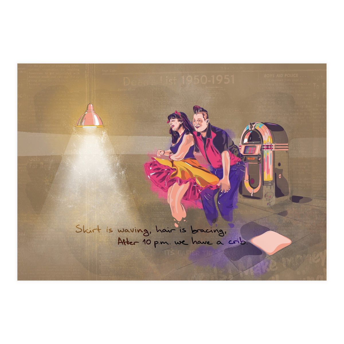 Rock N Roll 1 (Print Only)