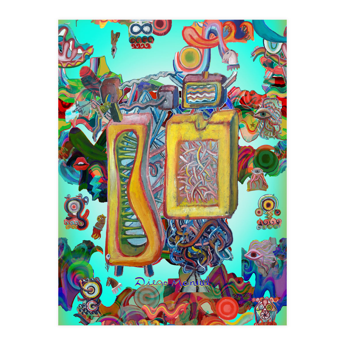 Graffitis 2021 Tapiz 4 (Print Only)