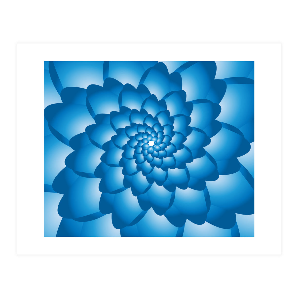 Flower Swirl Pattern (Print Only)