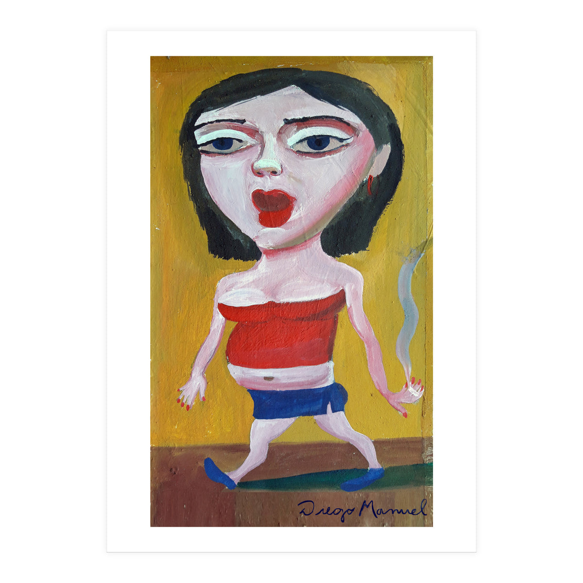 Walking girl (Print Only)