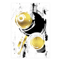 Abstract Painting No. 38 | gold  (Print Only)