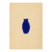 Ultramarine minimalist vase (Print Only)