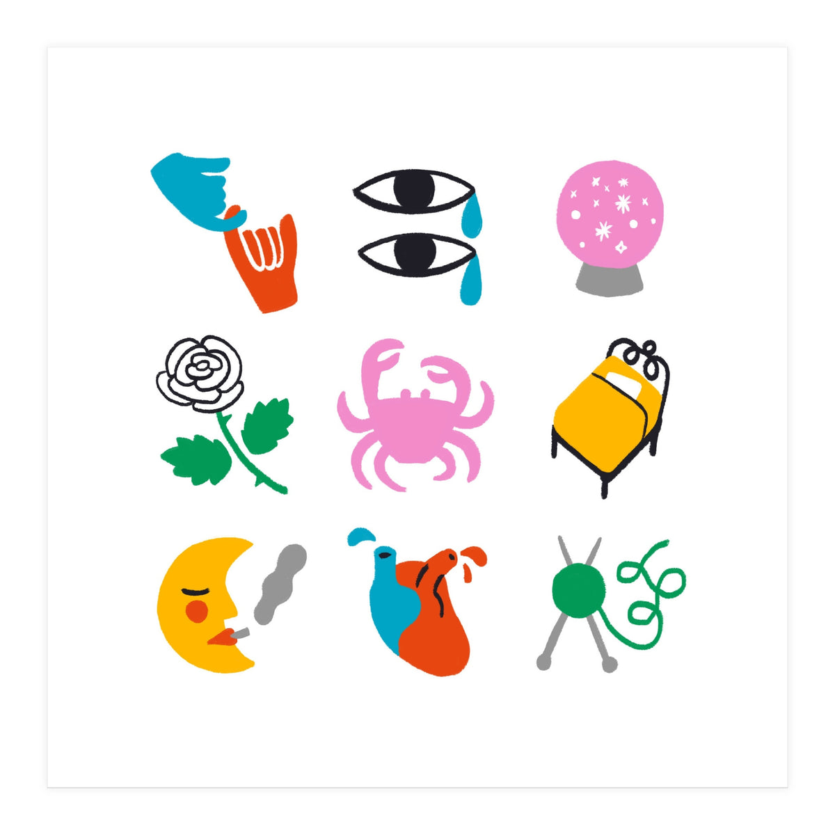 Cancer Emoji (Print Only)