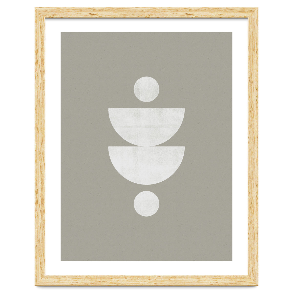 Mid-Century Modern No.23 - Woodblock Print