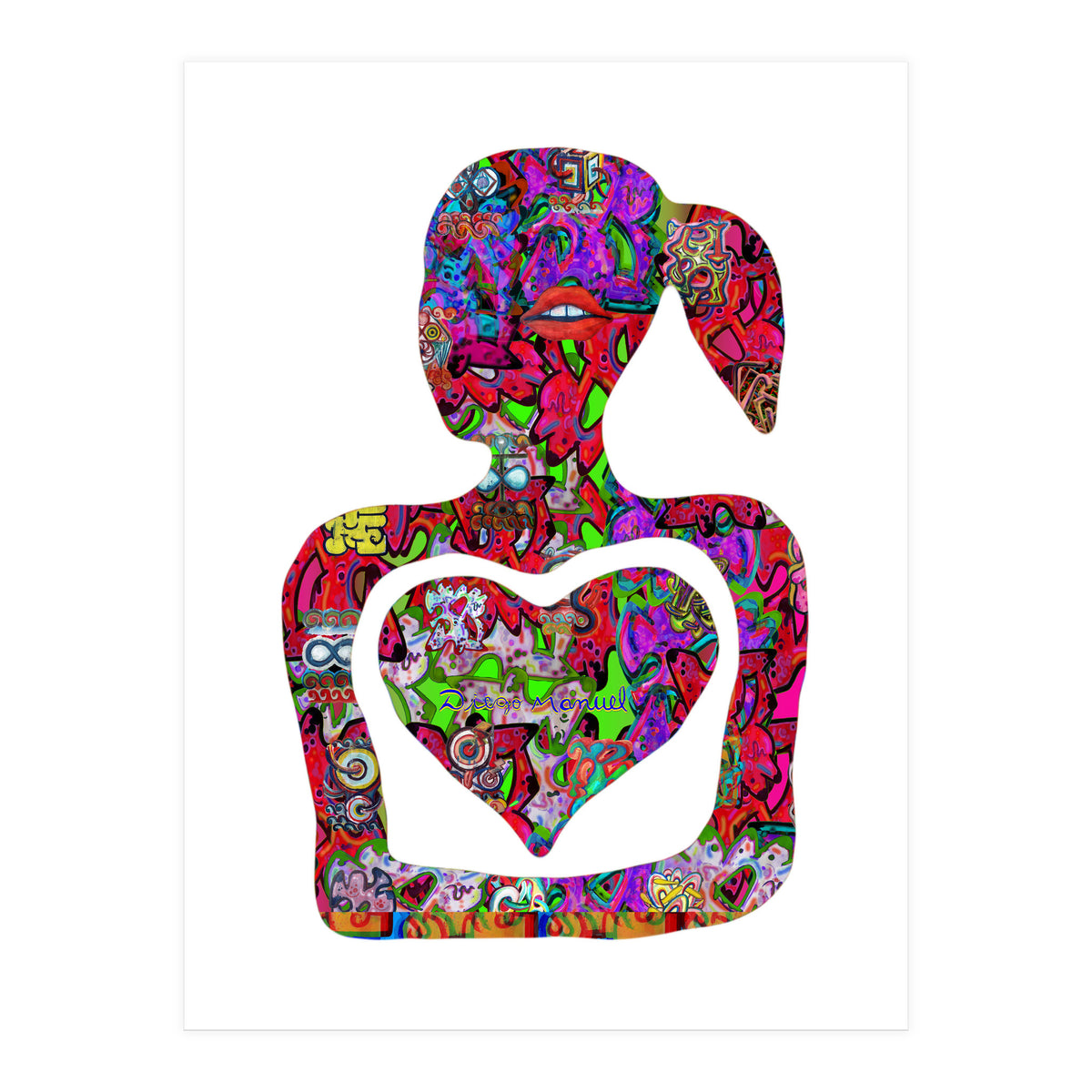 Mujer Digital 3 9  (Print Only)