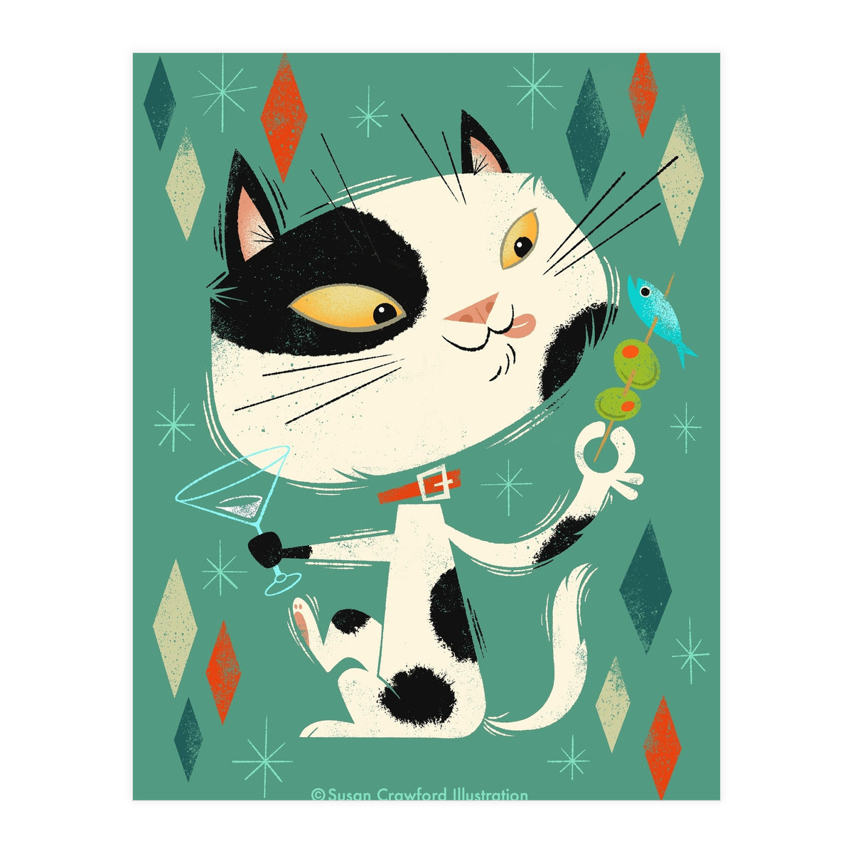 Cat A Tonic Spotted (Print Only)