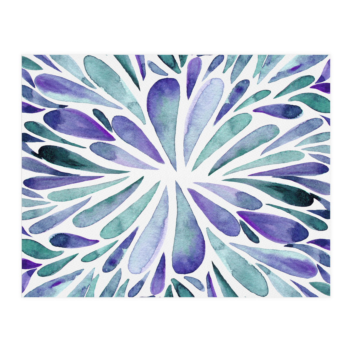 Retro abstract floral (Print Only)