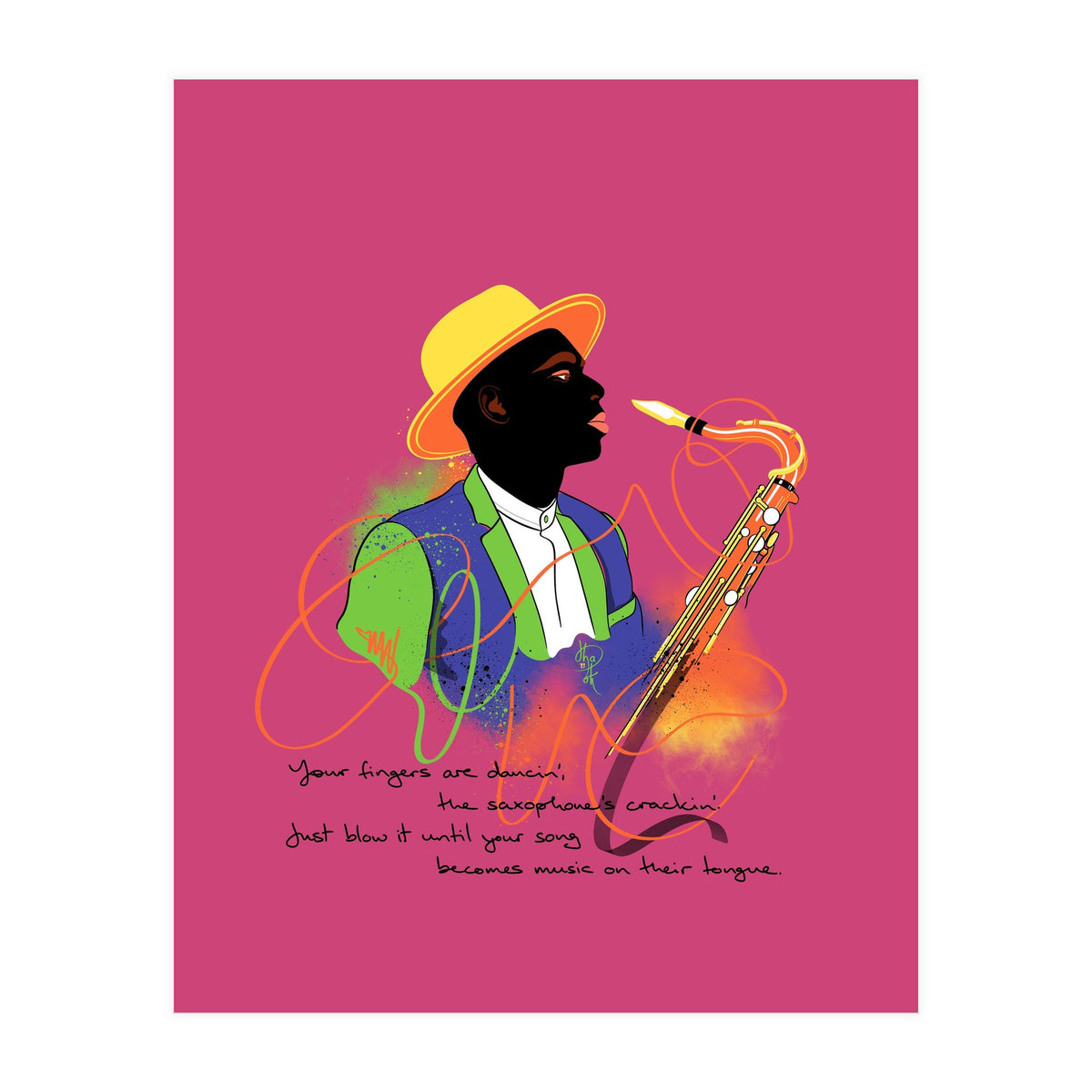 Jazz Man 1 (Print Only)