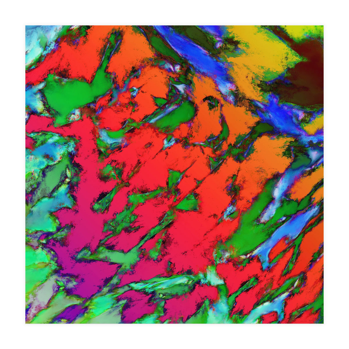 Shattering Red Tigers (Print Only)