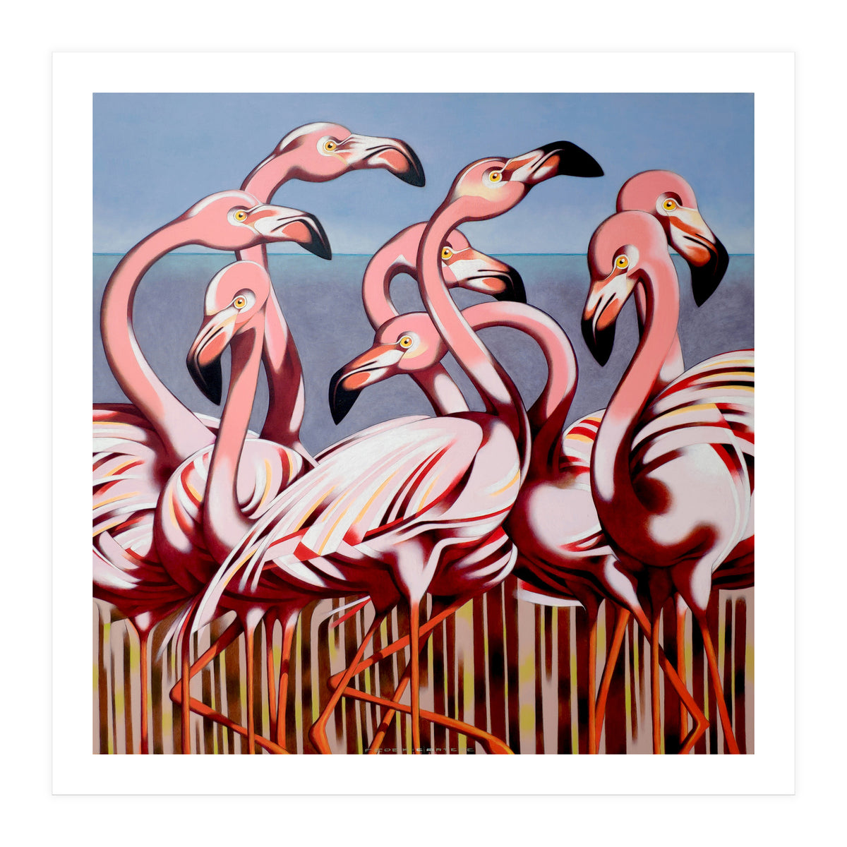 Flamingos (Print Only)