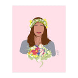 Girl In Wreath 1 (Print Only) thumbnail