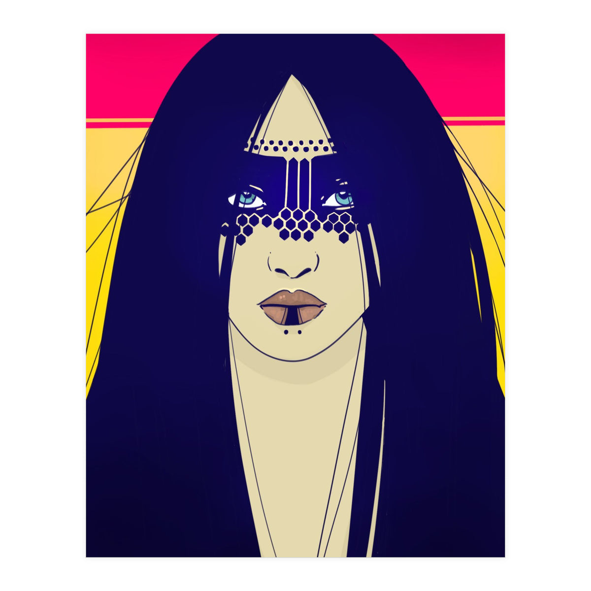 Tribal Lady (Print Only)