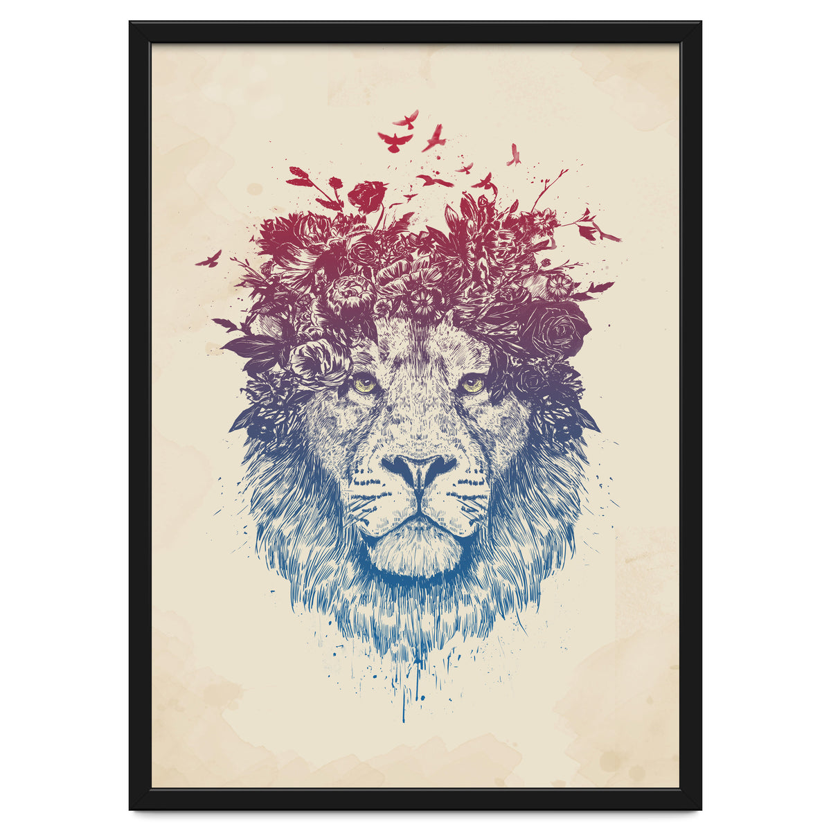 Floral Lion III