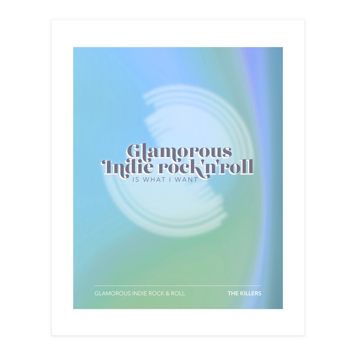 The Killers - Glamourous Indie Rock & Roll (Print Only)