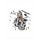 Skull Candlelight Sketch (Print Only) thumbnail