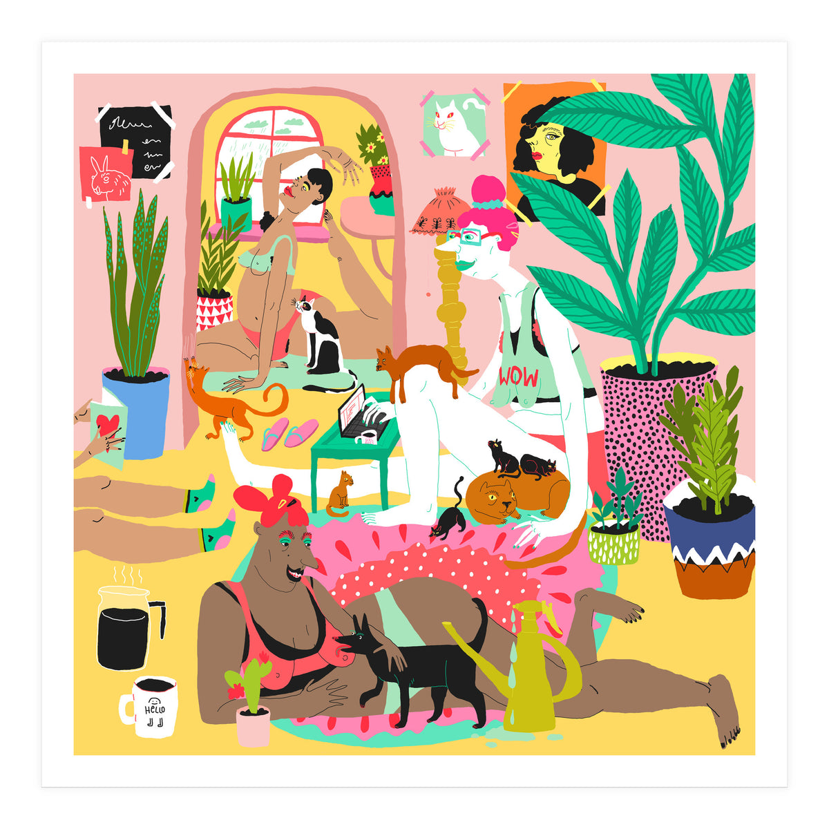 Staying At Home Together (Print Only)