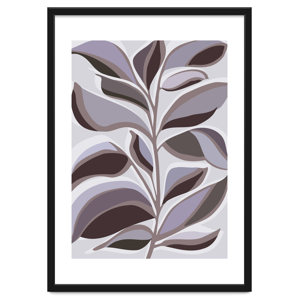 Lavender Floral Abstract