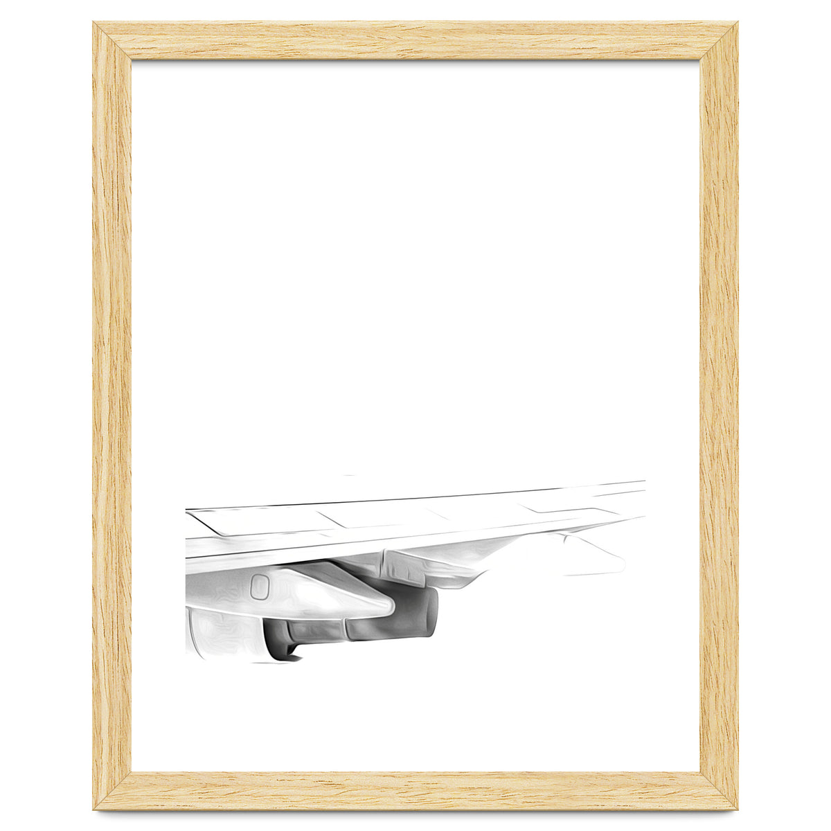 Black and White Airplane