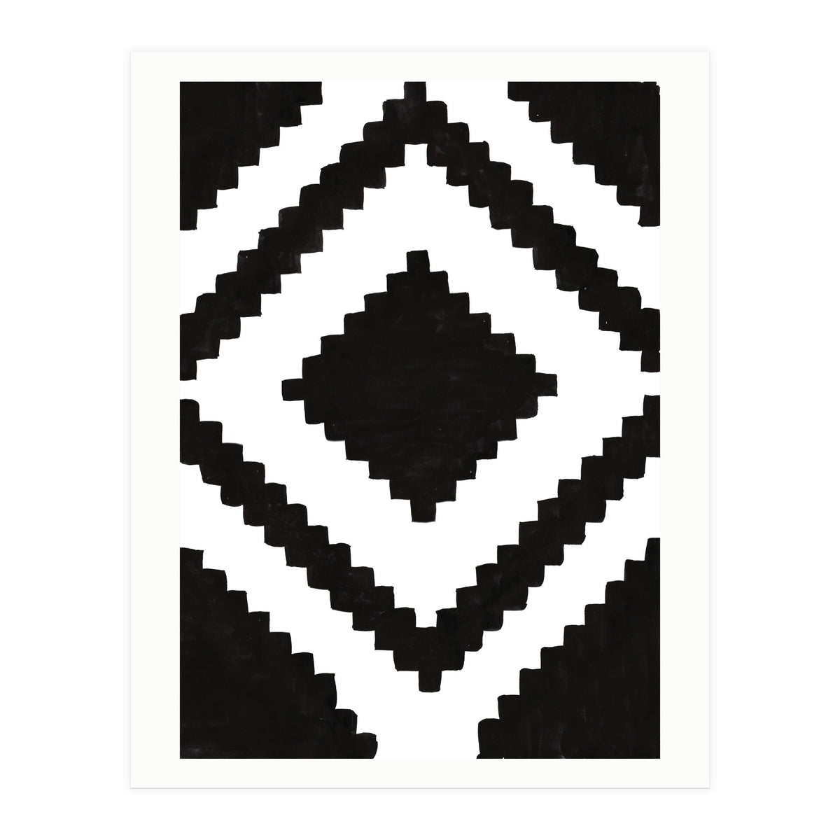 Patterns Aztec Black (Print Only)