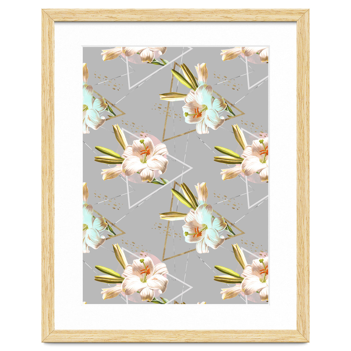 Botanical blooming with geometric 02