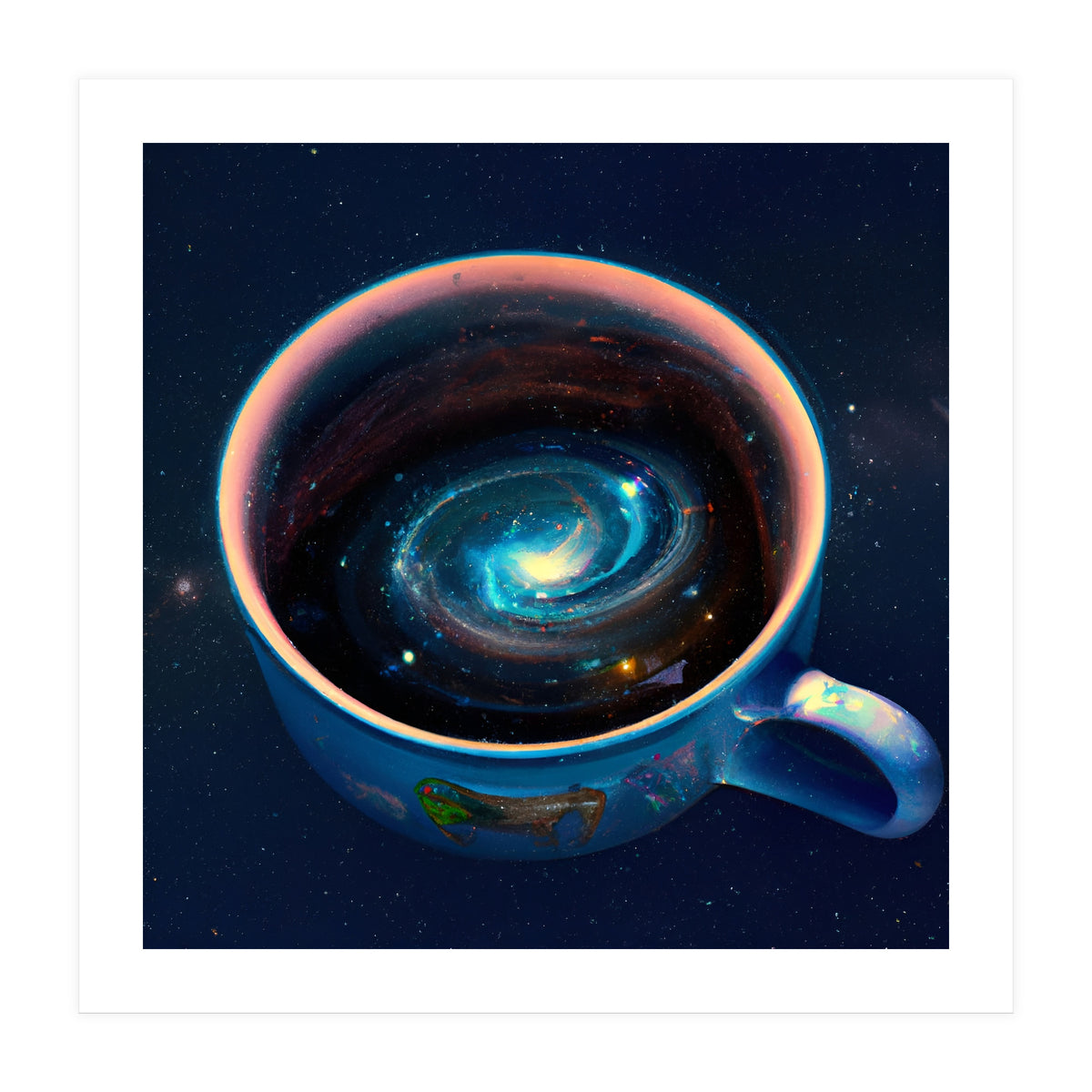 Cosmic Coffee Cup (Print Only)