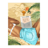 Keep Palm & Carry On Wall Art | Tropical Beach Bikini Fashion Travel Chai (Print Only) thumbnail