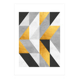 Gray and Gold Composition I (Print Only) thumbnail