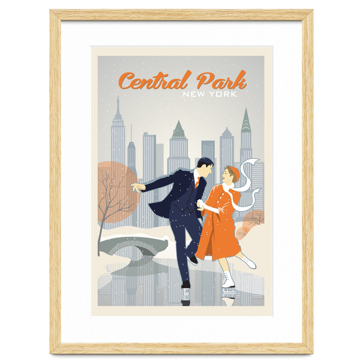 Skating in Central Park