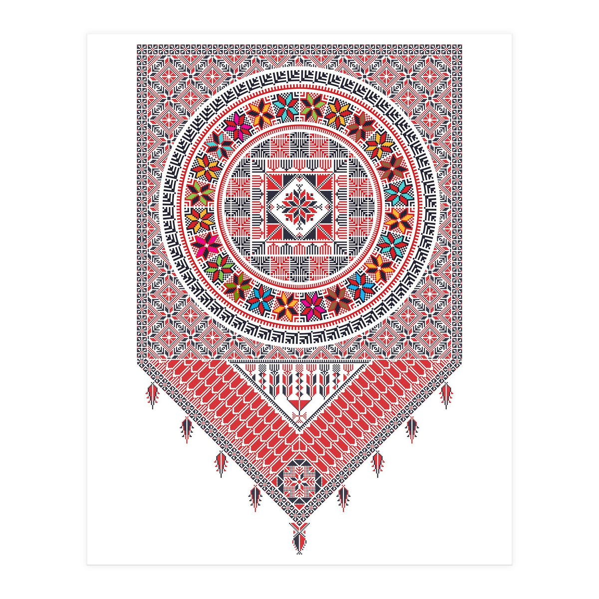 Tatreez Ornament 23 (Print Only)