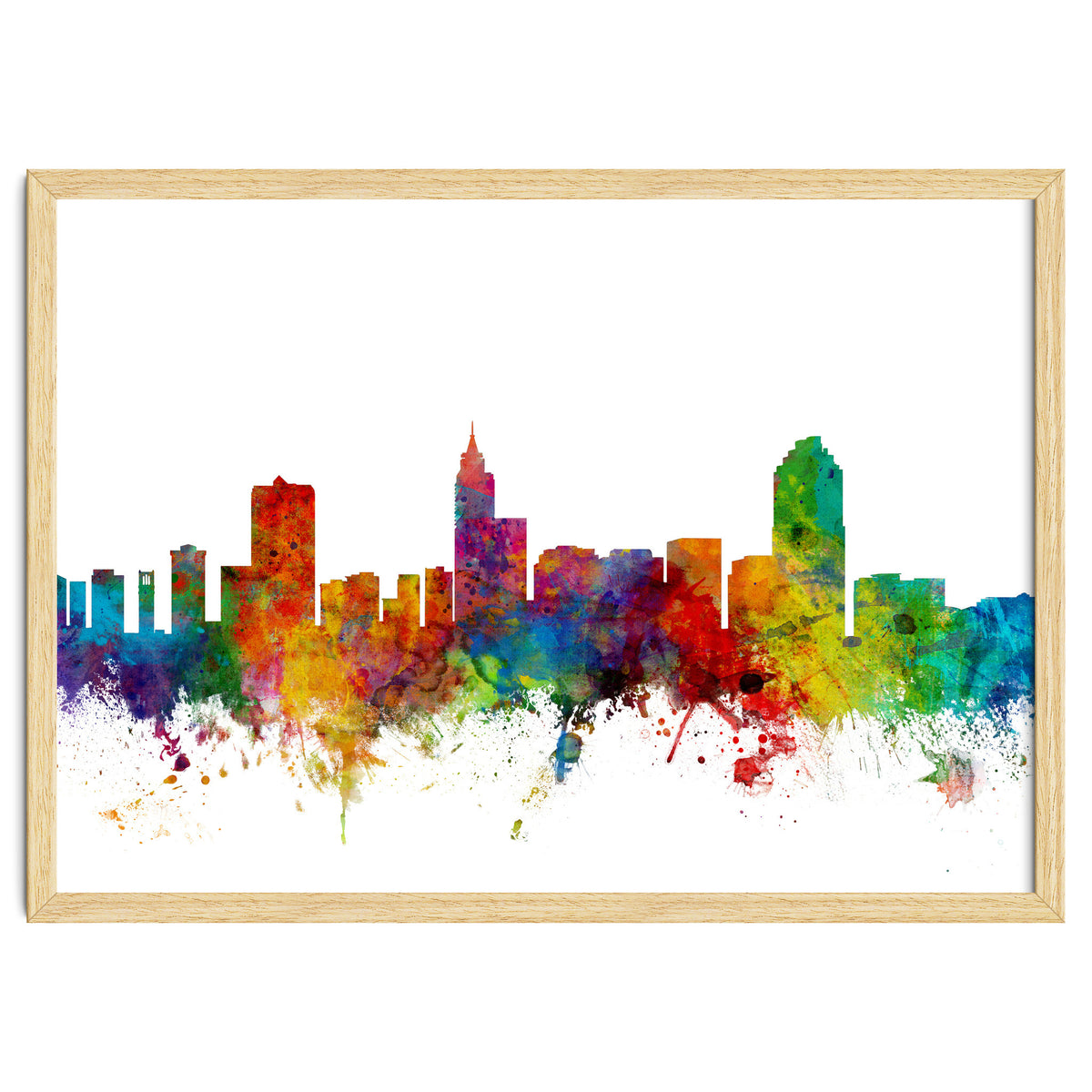 Raleigh North Carolina Skyline