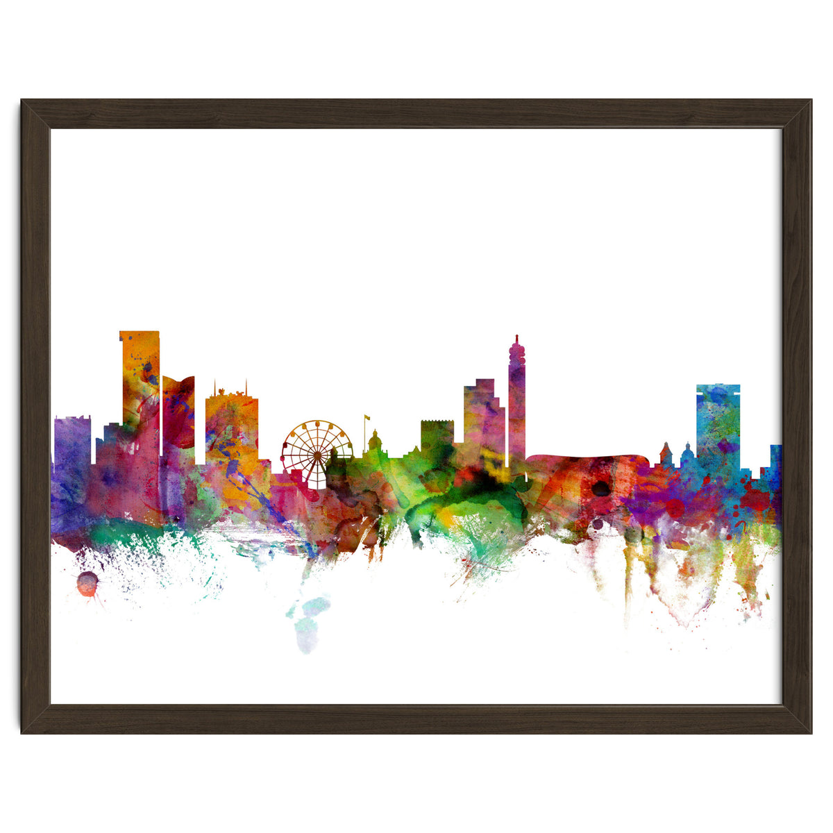 Birmingham England Skyline