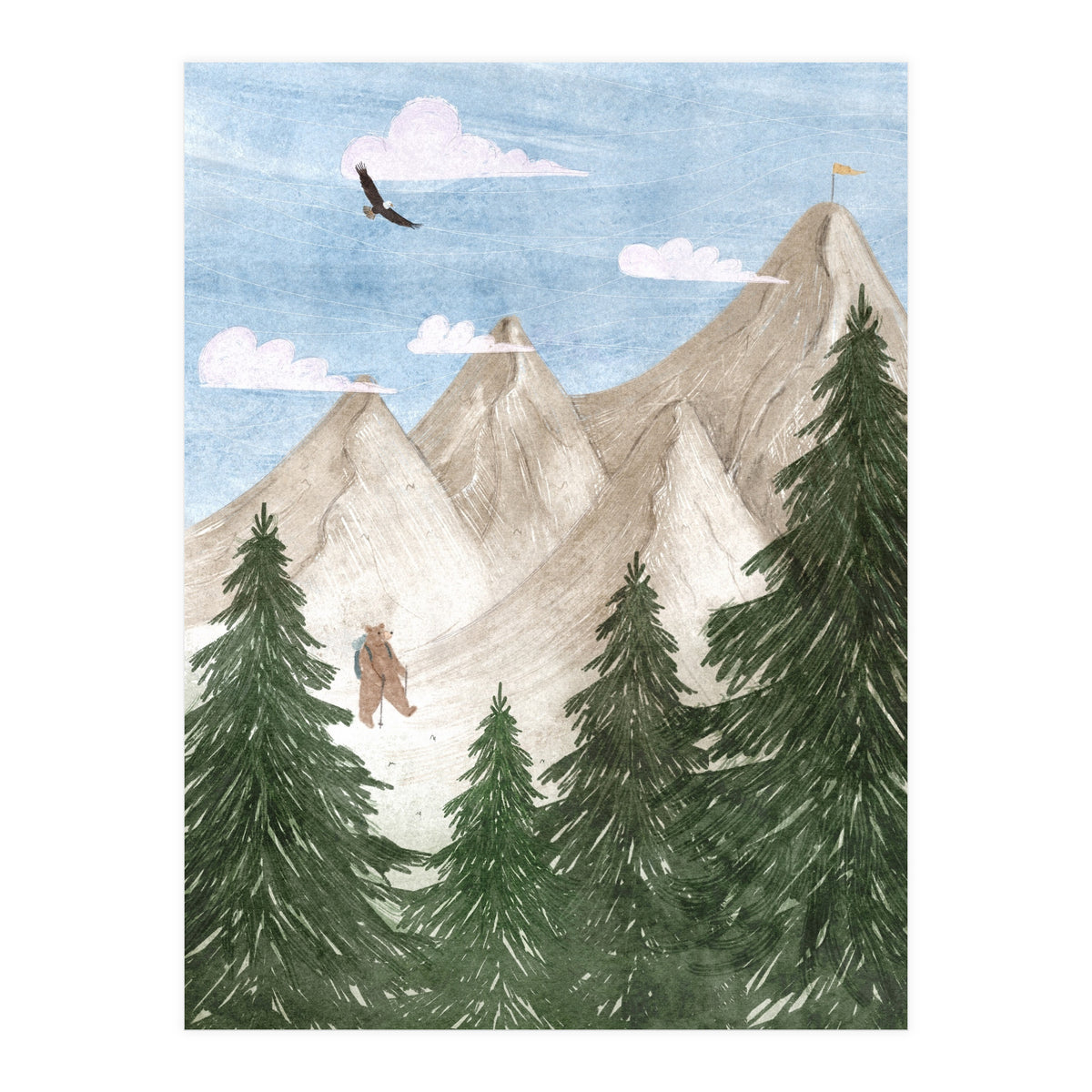 Climbing the Mountains  (Print Only)