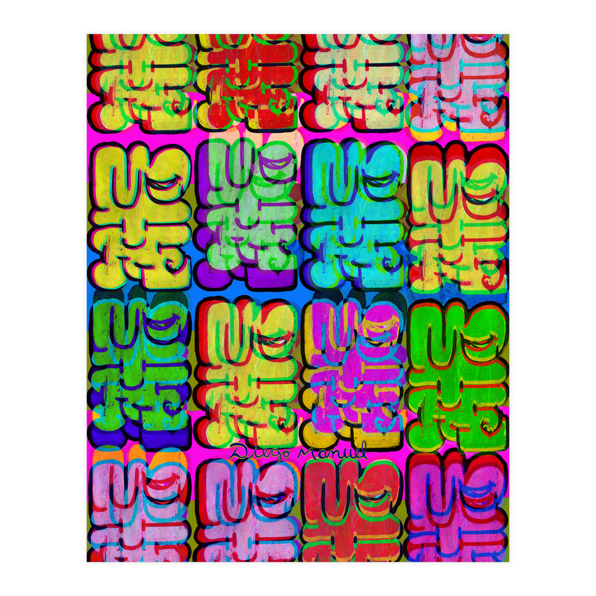 Graffitis 2021 Tapiz 122 (Print Only)