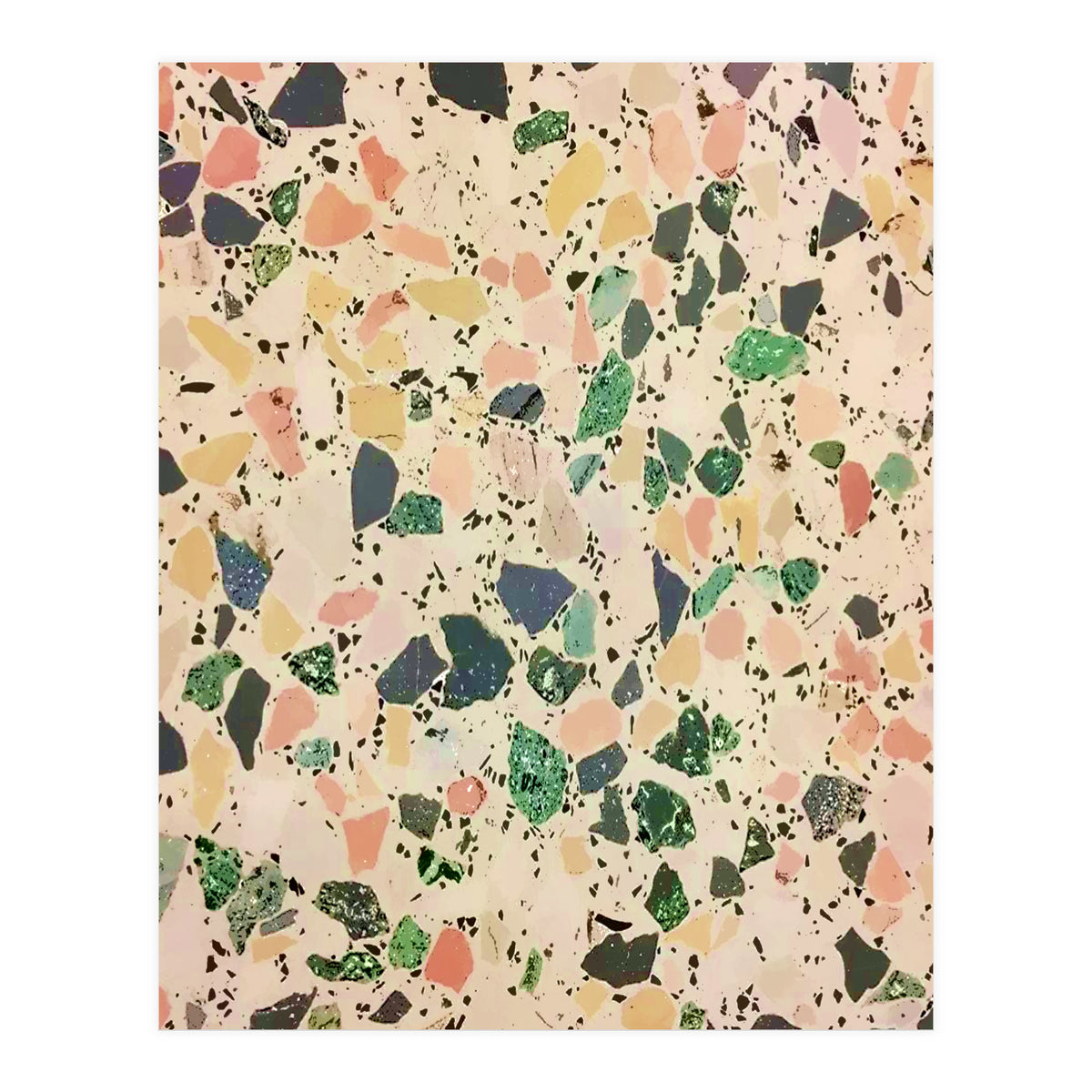 Brown Terrazzo (Print Only)