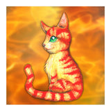 Fiery Cat (Print Only) thumbnail