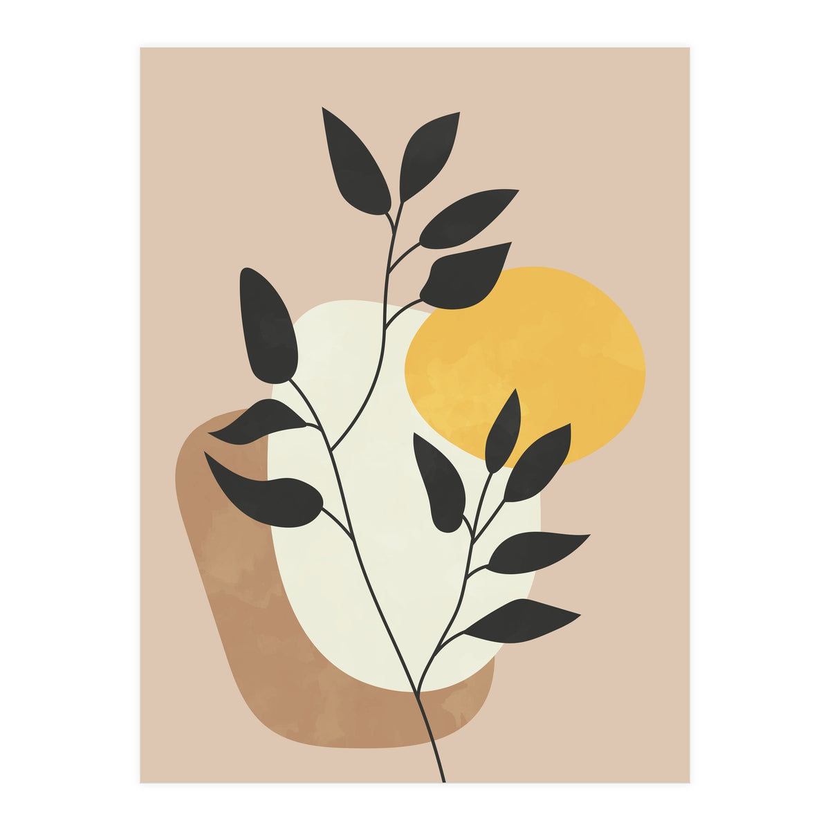 Minimalist Boho Plant (Print Only)
