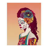 Mexican Skull Lady (Print Only) thumbnail