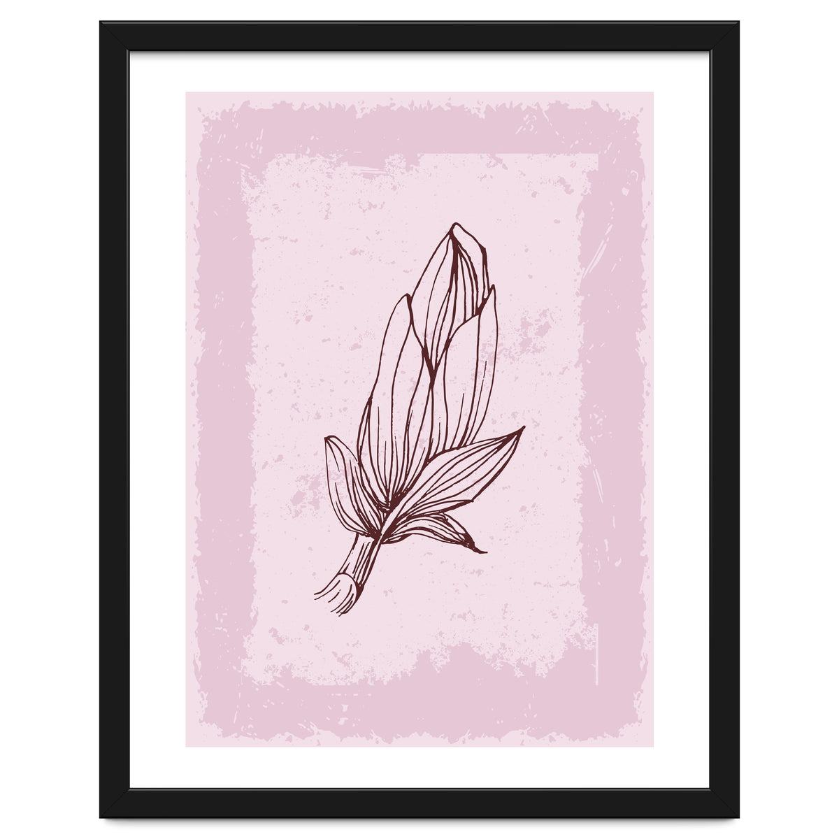 Magnolia Simple Minimal Boho - Botanical Leaves