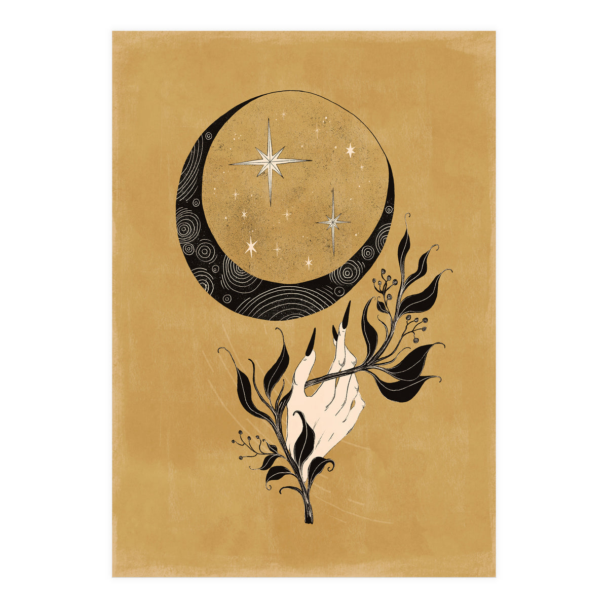 Wicked Hand With The Moon (Print Only)