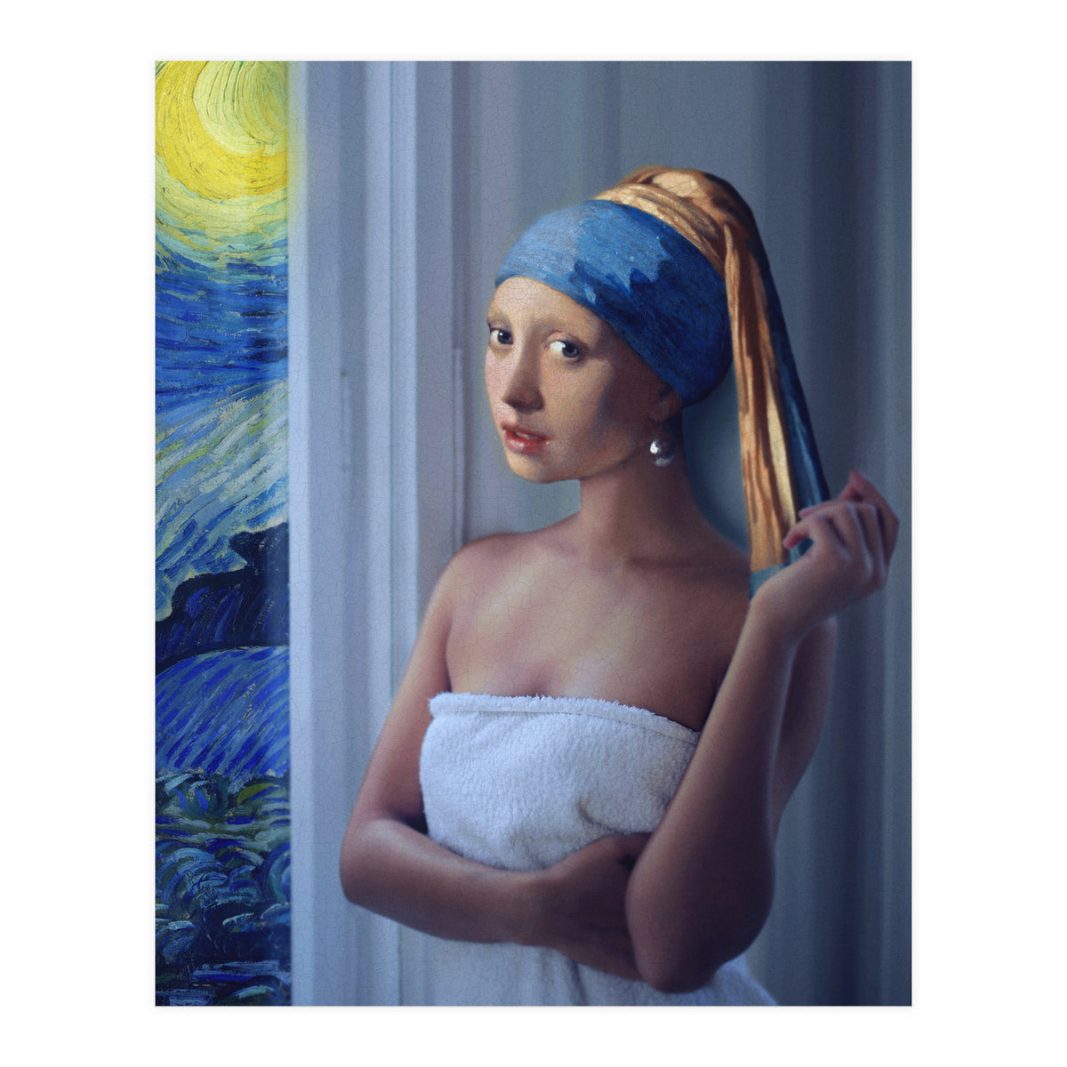 Starry Night Girl (Print Only)