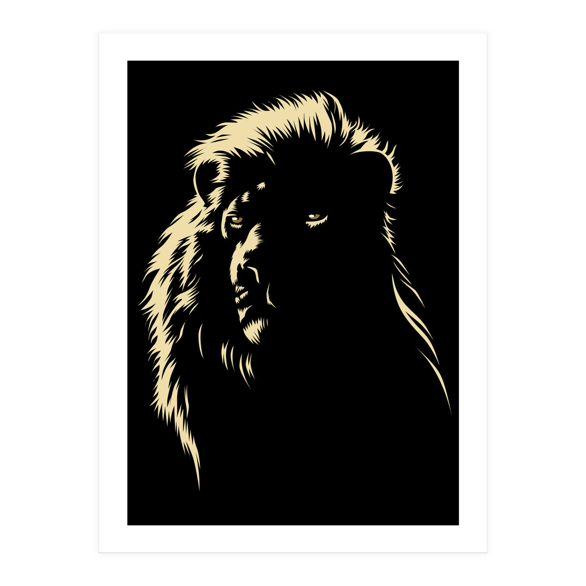 shadow lion (Print Only)