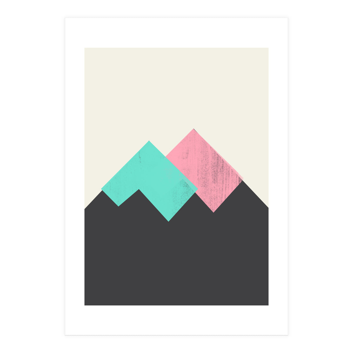 Pastel Mountains I (Print Only)