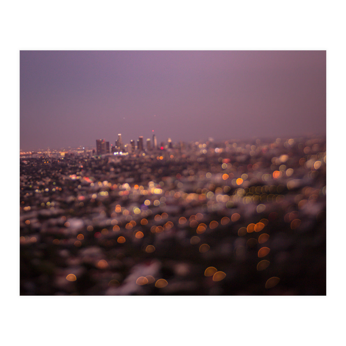 Los Angeles at Night (Print Only)