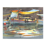 Yacht painting art watercolor (Print Only) thumbnail