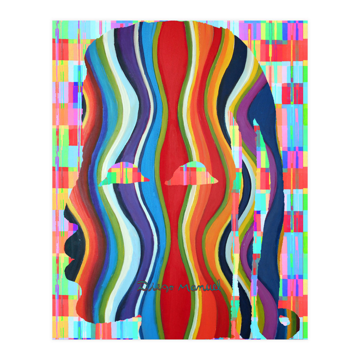 Abstracto Pop Nuevo B Nuevo 10 (Print Only)