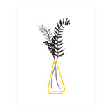 Black Watercolor Bouquet (Print Only) thumbnail
