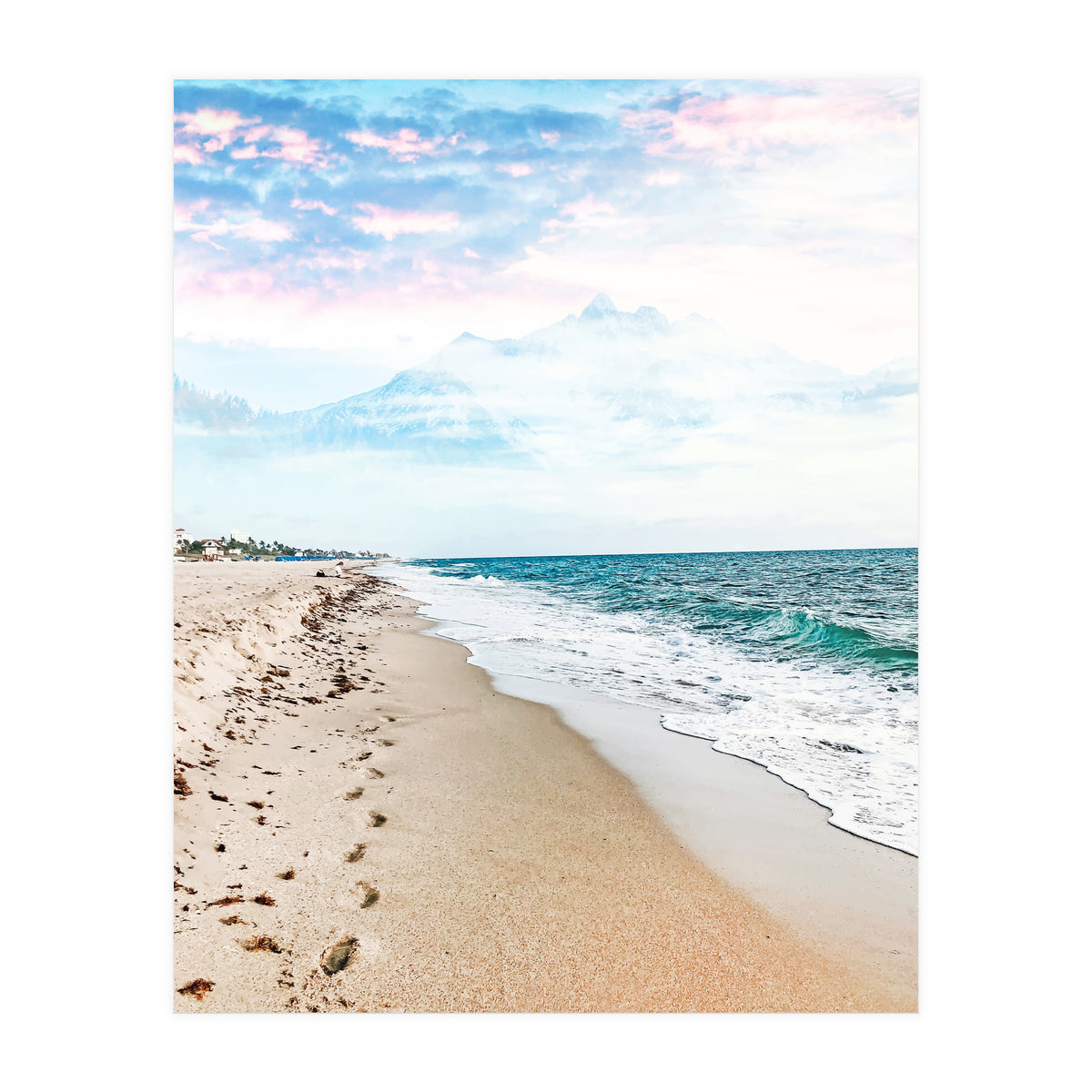 A Walk On The Beach (Print Only)