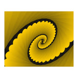 Abstract Floral Yellow (Print Only) thumbnail
